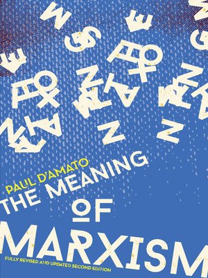 cover image of The Meaning of Marxism
